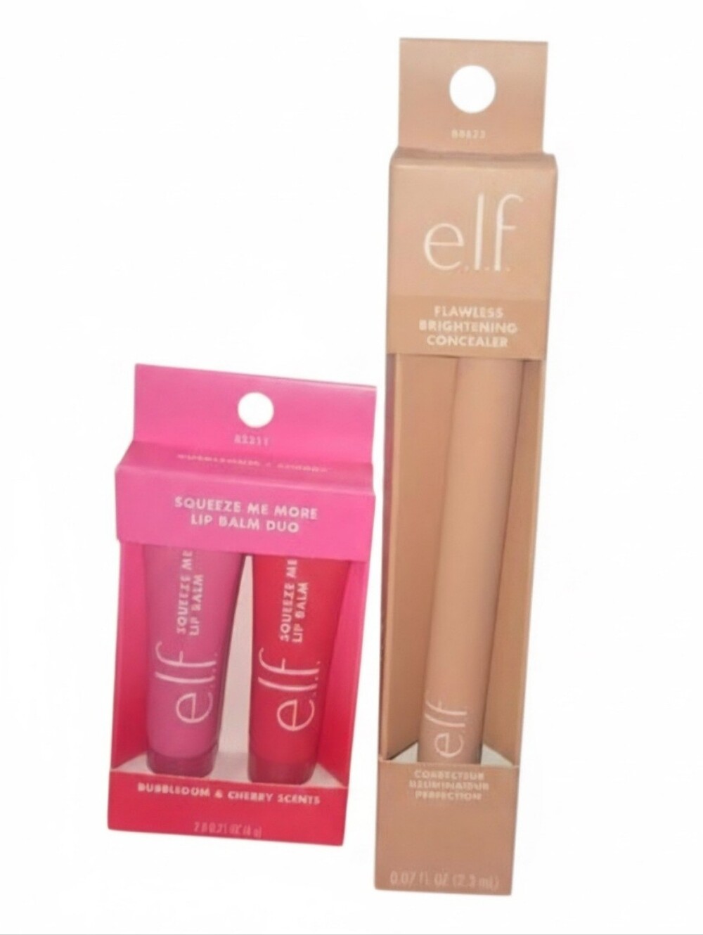 ELF cosmetics bundle with lip balm and concealer